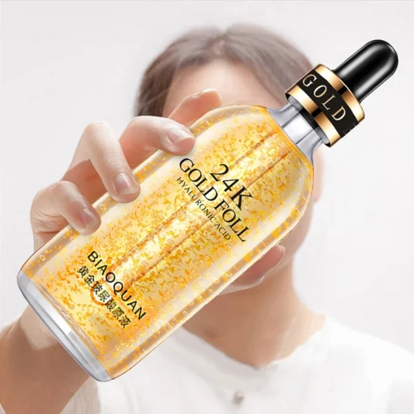 24k Gold Face Serum Brightening Skin Care Products Hyaluronic Acid Niacinamide Facial Nourish Smooth Care Beauty Health